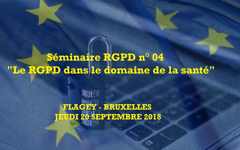 Suite et fin de notre série de séminaires consacrés au RGPD, 3 dates programmées : 20/09 - 18/10 - 14/11 ! Inscrivez-vous vite au séminaire de septembre !